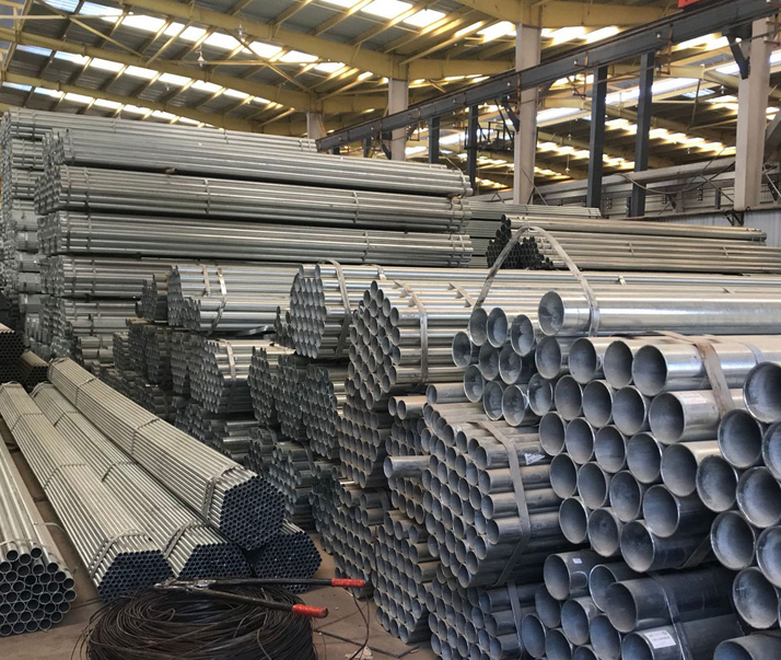 宝坻q235b热镀锌带钢管